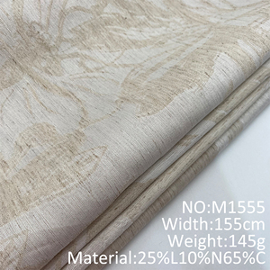 Tissu jacquard de fleur d'herbe de mer de <span class=keywords><strong>lin</strong></span>, <span class=keywords><strong>lin</strong></span> de rosée de pluie de <span class=keywords><strong>lin</strong></span> de <span class=keywords><strong>couleur</strong></span> naturelle, tissu de vêtements de style chinois Jacquard de coton de <span class=keywords><strong>lin</strong></span> - Product Image 2