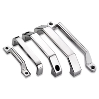 Poignées de fenêtre de porte en forme d'arc en acier inoxydable anti-corrosion durablement renforcées