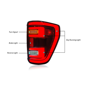 Hcmotionz 2021-2023 Cho Ford F150 F-150 Xlt <span class=keywords><strong>LED</strong></span> Phía Sau Đèn Lắp Ráp Điều Kiện Mới Điểm Mù <span class=keywords><strong>Detector</strong></span> Pickup Đuôi Đèn Thay Thế - Product Image 3