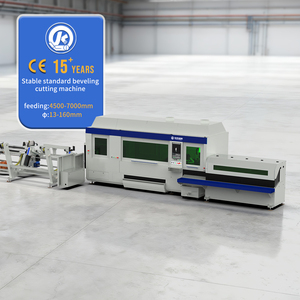 Automatic 6m 9m Fiber Laser Cutting Machine for Pipes Aluminum Tubes 160mm Diameter Stainless Steel Metal Tube Laser Cutter - Product Image 1
