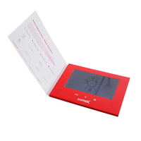 Brochure vidéo LCD sexy personnalisée avec impression sur mesure, écran LCD 7 pouces