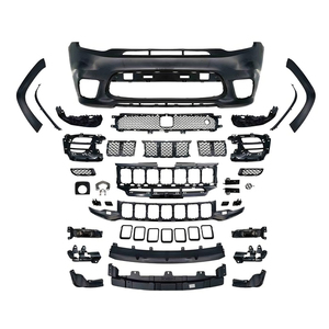 Kit de Ensamblaje de Parachoques Delantero SKOUIO-CG-5 para Jeep <span class=keywords><strong>Grand</strong></span> <span class=keywords><strong>Cherokee</strong></span> 2014-<span class=keywords><strong>2020</strong></span>, Actualización a Ensamblaje de Parachoques <span class=keywords><strong>SRT</strong></span> con Rejilla Delantera - Product Image 1