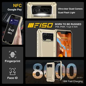สมาร์ทโฟน <span class=keywords><strong>OUKITEL</strong></span> <span class=keywords><strong>F150</strong></span> B2021 ระดับโลก มาตรฐาน IP68 หน่วยความจำ 6GB+64GB แบตเตอรี่ 8000mAh ชิปประมวลผล Octa Core ระบบปฏิบัติการ ANDROID โทรศัพท์มือถือ NFC SOS Iiif150 โทรศัพท์มือถือที่ทนทาน - Product Image 4
