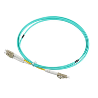 Kabel Fiber Patch Ruiara LC UPC-LC UPC OM3 10Gb/Gigabit Multi-Mode Jumper Duplex 50/125um LSZH Kabel Serat Optik Garansi 1 Tahun