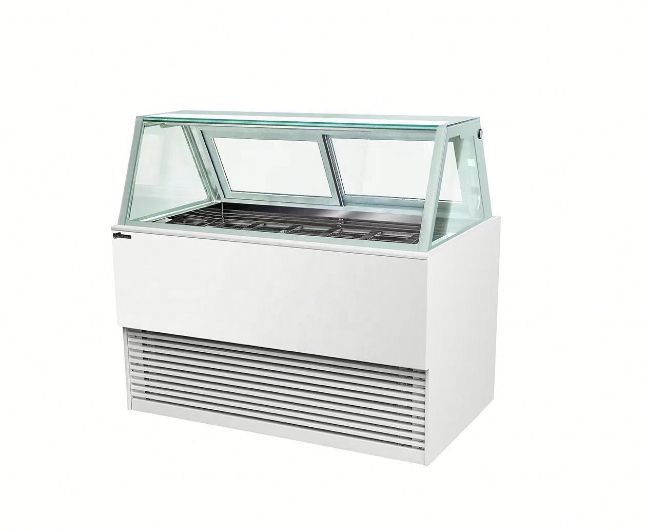 Portable Single-Temperature Frozen Freezer Compressor Cooling System for Ice Cream Gelato Air Glass Refrigeration Equipment