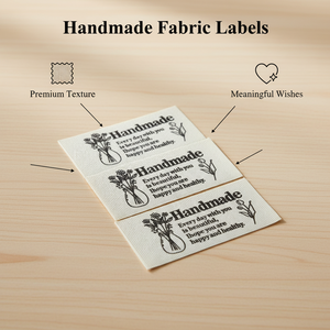 Étiquettes tissées personnalisées par le fabricant, étiquettes de marque pour vêtements Soft-Care, étiquettes tissées en satin de polyester, en rouleau - Product Image 5