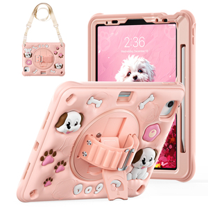 Funda Protectora Resistente a Golpes para Niños, Compatible con <span class=keywords><strong>iPad</strong></span> de 10.2 Pulgadas, 9.ª, 8.ª y 7.ª Generación, con Soporte - Product Image 3