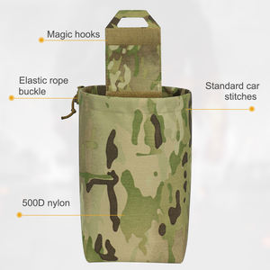 Pochette de récupération modulaire multifonction pliable, sac de dépose MOLLE portable, sac de largage, pochette de rangement pratique pour magazines - Product Image 3