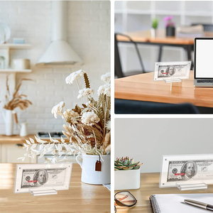 Marco <span class=keywords><strong>de</strong></span> exhibición <span class=keywords><strong>de</strong></span> billetes <span class=keywords><strong>de</strong></span> acrílico transparente, soporte para colección <span class=keywords><strong>de</strong></span> billetes domésticos con base, 2026, venta directa <span class=keywords><strong>de</strong></span> fábrica, gran éxito <span class=keywords><strong>de</strong></span> ventas - Product Image 3