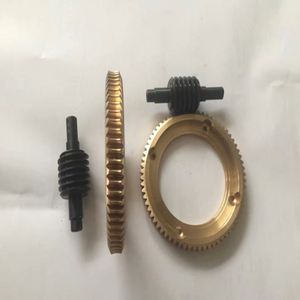 Boîte de vitesses de transmission lourde entraînement de coulée personnalisé grand engrenage à vis sans fin et arbre - Product Image 2