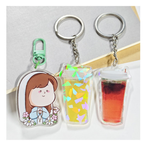 Design Custom Printed Cartoon Acrylic <b>Keychain</b> Custom <b>Anime</b> Style Acrylic <b>Keychain</b> - Product Image 1