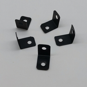 <b>Black</b> L-Shaped Corner Protector For Photo Frame Iron Right Angle <b>Bracket</b> Hardware Accessory Durable 90 Degree Fixing Mount - Product Image 2