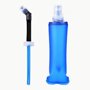 Botella de Agua de Silicona Plegable, Portátil, para Deportes al Aire Libre, Maratón, Carreras Todoterreno - Product Image 5