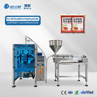 Máquina de Envasado Vertical Automática de Alta Calidad para Pasta de Tomate, Salsa, Ketchup, Envoltura de Sobres, Etiquetado, Alta Velocidad