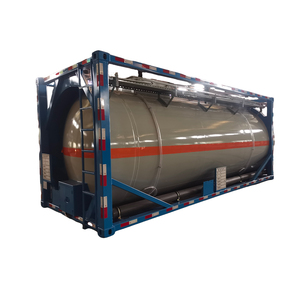 ถังน้ำ20FT ขนาด20ฟุตภาชนะบรรจุมีปั๊มของเหลวถังเก็บ ISO 25CBM cahoh <span class=keywords><strong>NaOH</strong></span> <span class=keywords><strong>H2SO4</strong></span> HCl HCN - Product Image 2