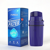 Filtre à eau PUREZA Z051 NSF Premium OEM pour carafe, élimination des bactéries et du chlore, 3 pièces