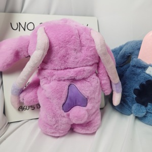 <span class=keywords><strong>Anime</strong></span> Lilo & Stitch invierno Gran felpa agua caliente <span class=keywords><strong>Kawai</strong></span> botella mujer hogar agua archivo mano calentador Navidad niña regalo - Product Image 5