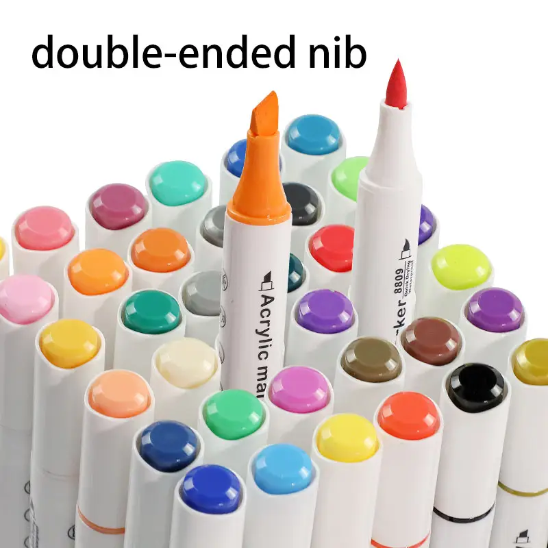 Acryl Kwast Marker Pen Kit Groothandel Artistro Acryl Kleur Tekening Vilt Acryl Markers Voor 2024 Nieuwe Hot Selling