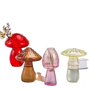 2023 New Europe Crystal Flower Vase Glass Modern Style Clear Glass Vases Flower Vases Decor