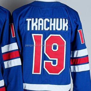 准备发货 美国曲棍球队 Auston Matthews Royal 2026 主场最佳品质缝制球衣 - Product Image 4