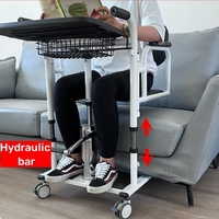 Chaise de transfert pour patient, chaise de toilette, mobilité, fauteuil élévateur pour patient handicapé, grue de levage pour patient