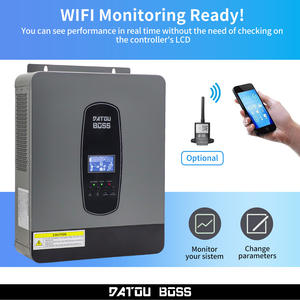 Onduleurs d'énergie solaire hybride en stock Eu DATOUBOSS 3KW 24V à 230V onduleur solaire hybride à onde sinusoïdale <span class=keywords><strong>pure</strong></span> hors réseau pour usage domestique - Product Image 2