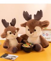 Boneka Rusa Lari Warna-Warni Ukuran Campur Isi Kapas PP Super Lembut 40-60cm Hadiah Ulang Tahun Liburan Pasangan Mesin Cakar Penghibur