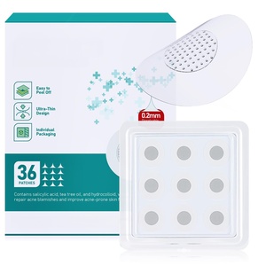 Patchs anti-acné hydrocolloïdes à micro-aiguilles à marque privée avec acide hyaluronique - Product Image 1