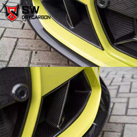 Pour BMW G80 M3 G82 M4 2021+ – Nouvelle garniture de prise d'air avant en fibre de carbone sèche de haute qualité, style MP