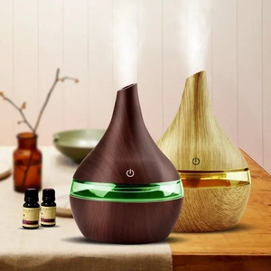 <strong>Mini</strong> 300ML Electric USB Aroma <strong>Oil</strong> Purifier Quiet Air Humidifier Essential <strong>Oil</strong> <strong>Diffuser</strong> for Car Office Household Outdoor Use - Product Image 1