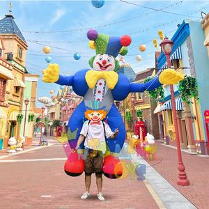 Disfraz inflable <span class=keywords><strong>de</strong></span> Navidad para adultos, disfraz <span class=keywords><strong>de</strong></span> payaso para actividades <span class=keywords><strong>de</strong></span> desfile al aire libre, disfraz <span class=keywords><strong>de</strong></span> marioneta <span class=keywords><strong>de</strong></span> dibujos animados inflable montado en la espalda - Product Image 3