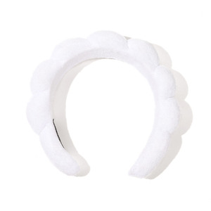 عصابة رأس إسفنجية بلون موحد للنساء والفتيات بأسلوب أوروبي-أمريكي للاستخدام اليومي في الحمام والمكياج والسبا والعناية بالوجه - Product Image 4