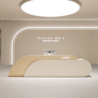 Magasin de vêtements moderne Comptoir de caisse de réception de salon Bar de beauté Bureau de réception personnalisé pour le bureau
