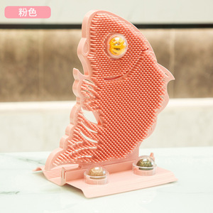 Juguete de madera para exfoliante de piel de Mascota para gatos, exfoliante de pescado y cosquillas para grietas en la puerta para aplicación de pájaros - Product Image 5