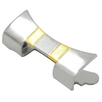 Ensemble d'adaptateurs en métal 12 13 14 15 16 18 19 20 21 22 23 24 bracelet de montre en acier inoxydable lien d'extrémité incurvé pour bracelet de montre Longines