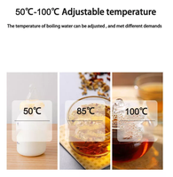 Distributeur d'Eau Intelligent Chaud/Froid pour Bar à Thé, Machine à Café avec Télécommande et Bouteille Dissimulée