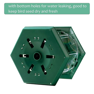 Comedero automático de acero inoxidable ecológico para pájaros, ventana colgante moderna, colibríes, pájaros salvajes, bebederos de agua y comida - Product Image 3