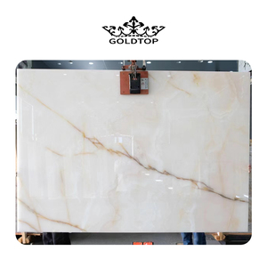 <span class=keywords><strong>Lastre</strong></span> di onice bianco di lusso GOLDTOP OEM/ODM, <span class=keywords><strong>pietra</strong></span> <span class=keywords><strong>naturale</strong></span> traslucida di alta qualità per progetti di design d'interni - Product Image 1