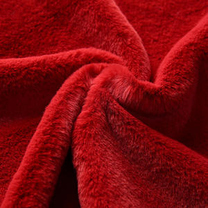 800G/Mfluwelen Imitatie Konijnenbont Gebreid Huis Textiel <span class=keywords><strong>Sofa</strong></span> Stof Voor Kleding Speelgoed Schoenen Hoeden Andere Mode Accessoires - Product Image 1