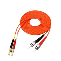 LC-ST Gigabit 3 mètres Cordon de raccordement fibre optique multimode double cœur 62.5-125 Duplex