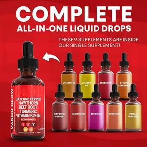 Cayenne biber, alıç, pancar kökü, zerdeçal, K2 vitamini + <span class=keywords><strong>D3</strong></span> damla-kalp sağlığı ve sindirim sistemi için doğal destek - Product Image 5