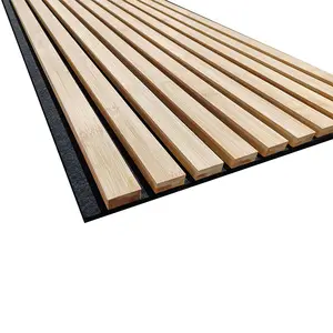 Bamboo Square Acoustic Decorative Panels Felt Soundproof Acoustic Wall Studio Panel