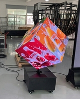 Cubo LED Magico da Pavimento per Produzione Industriale, Personalizzabile a 6 Lati, Display LED Pubblicitario Commerciale 4K HDR per Interni/Esterni