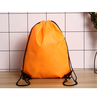 Sac à dos personnalisé réutilisable en nylon avec cordon de serrage