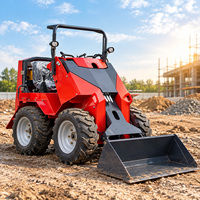 Nouveau Chargeur Compact à Chenilles Mini de 1 Tonne à Essence, Direct Usine, Capacité de Godet de 0,09 m³, Vente Chaude