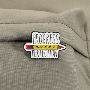 เข็มกลัดเคลือบแบบหมุดปักข้อความที่สร้างแรงบันดาลใจให้กับครูมีตัวอักษรเป็นของขวัญในห้องเรียน - Product Image 3