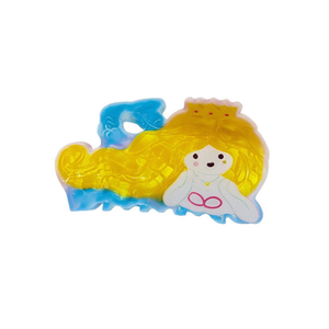 Fermaglio per capelli Nini a forma di sirena, 8 cm, design a cartoni animati per bambini e ragazze - Product Image 2