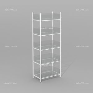 Présentoir multifonctionnel blanc à 5 niveaux, adapté à la salle de bain, au salon et au garde-manger. - Product Image 5