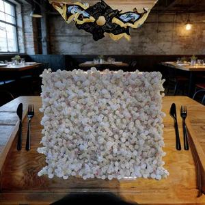 Mur de fleurs artificielles 5D IFG, rouleau de 8*9 pieds pour décorations de mariage, Thanksgiving, Pâques, 100% naturel - Vente flash - Product Image 1