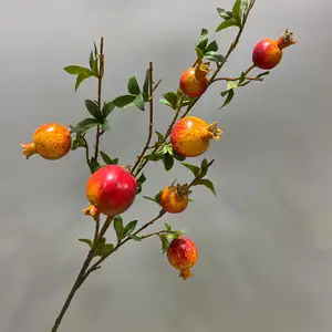 E225 frutta artificiale bacche di frutta rossa decorazioni natalizie di capodanno